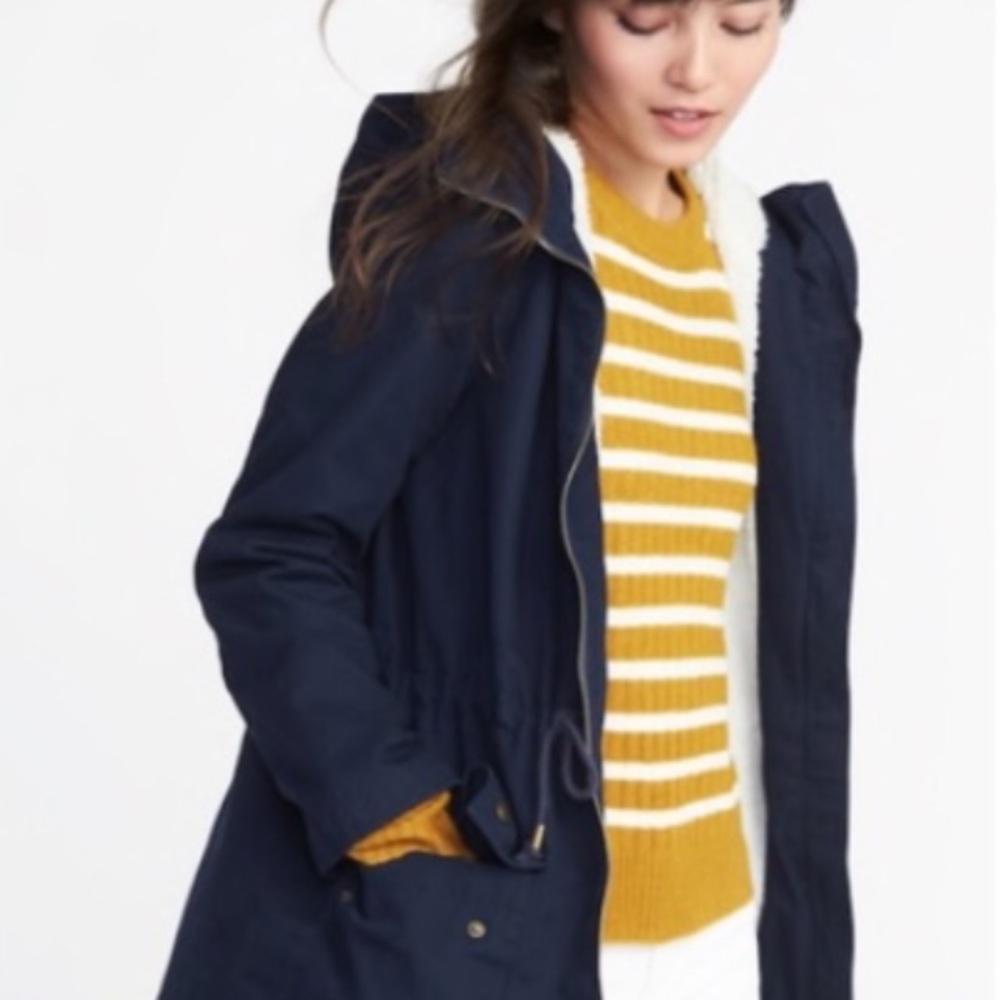 Old Navy Sherpa lined jacket. NWT.